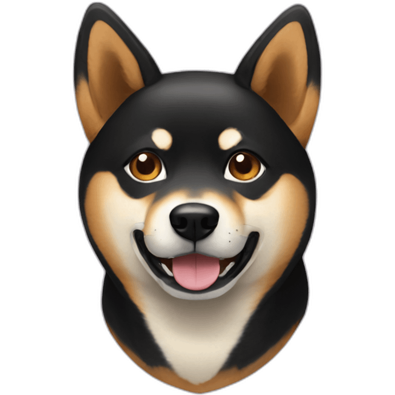 Black-Shiba-inu emoji