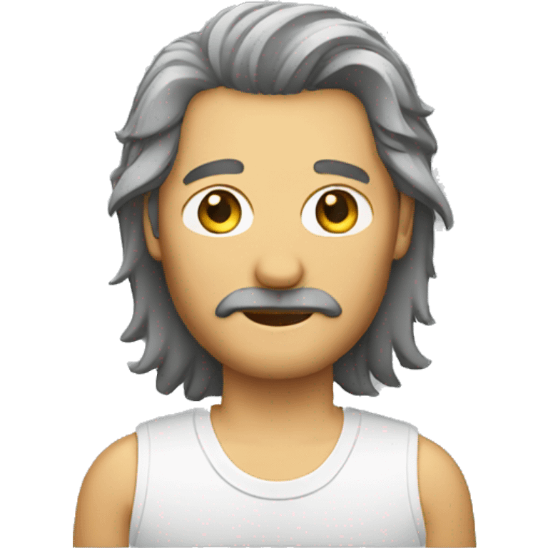 Man with mullet  emoji