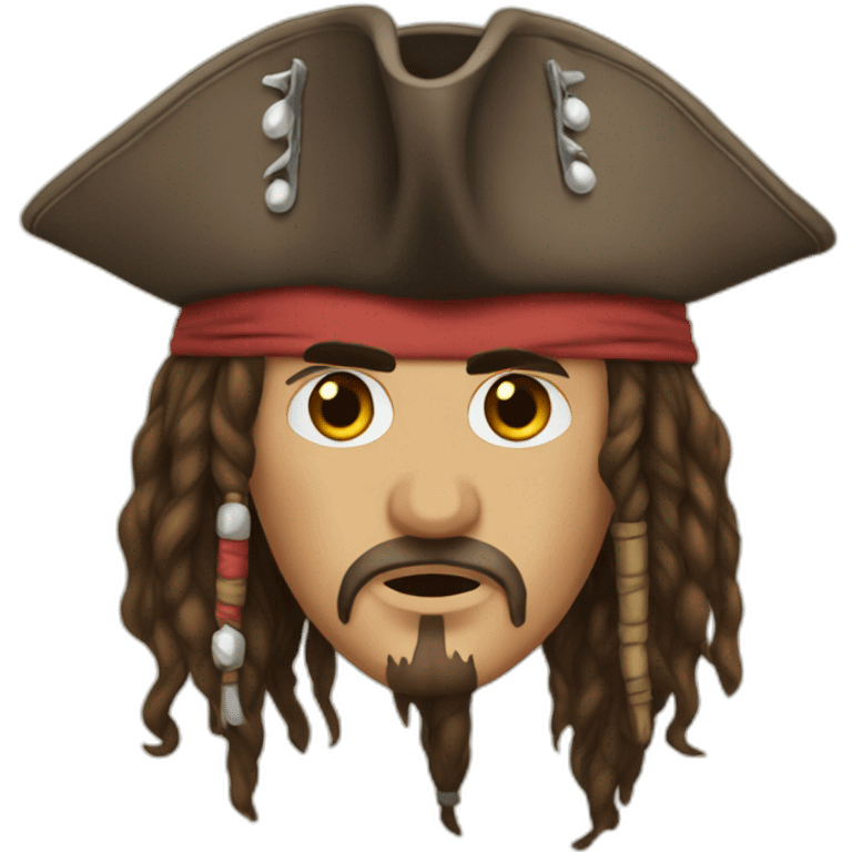 a jack sparrow emoji, msfluentui style emoji