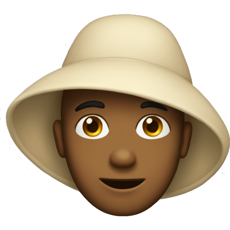 Emoji with a bonet emoji