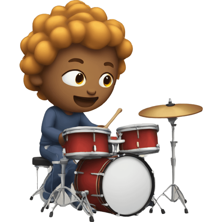 Playing drums  emoji