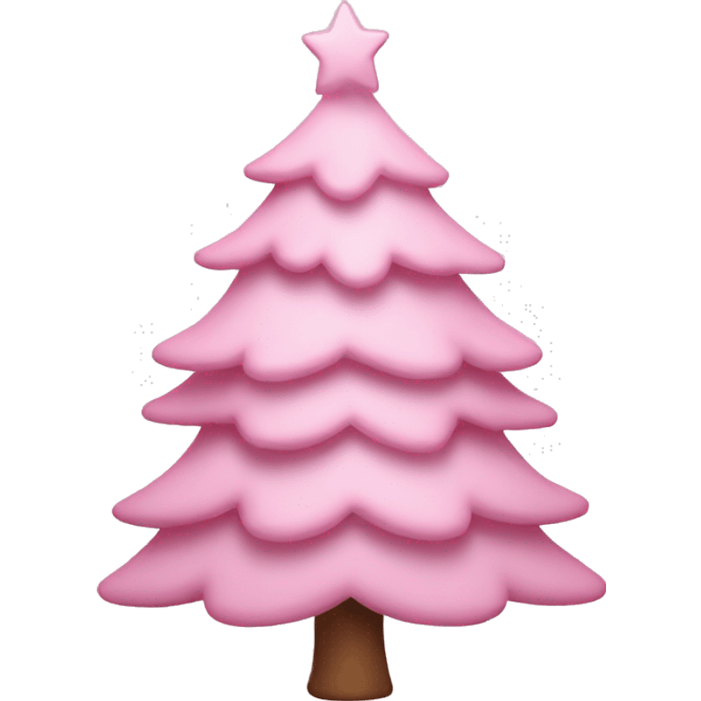 Baby Pink Christmas tree emoji