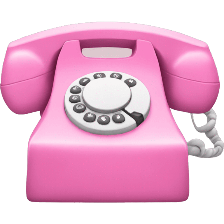 Phone pink emoji