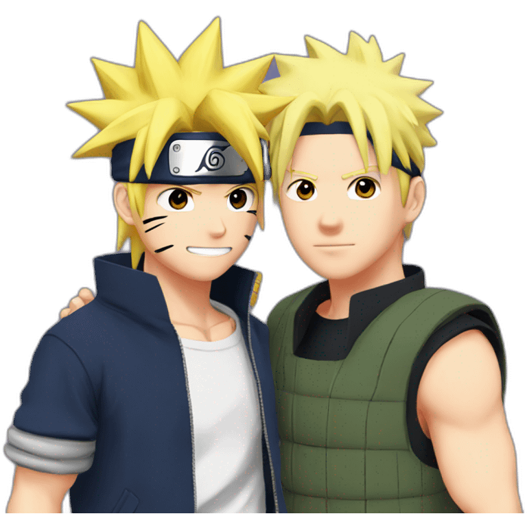 Naruto avec sasuke emoji