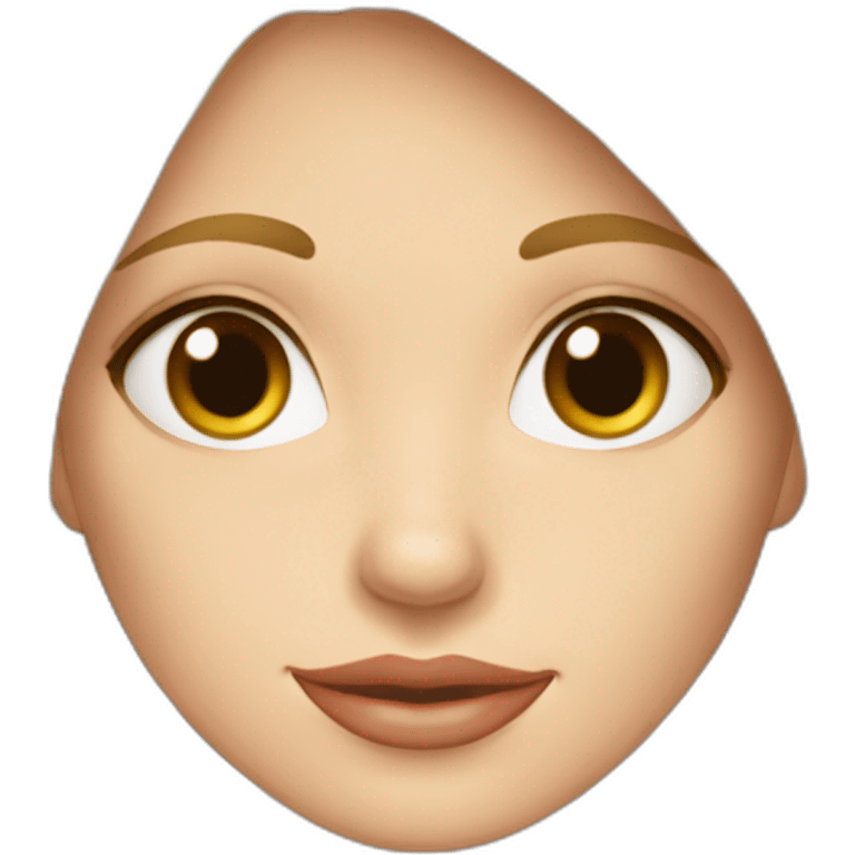 jolie blonde avec des yeux bleux embrassant ses deux chiens emoji