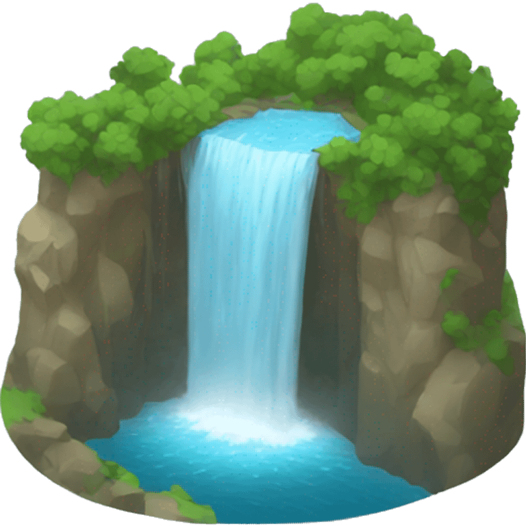 Waterfall emoji