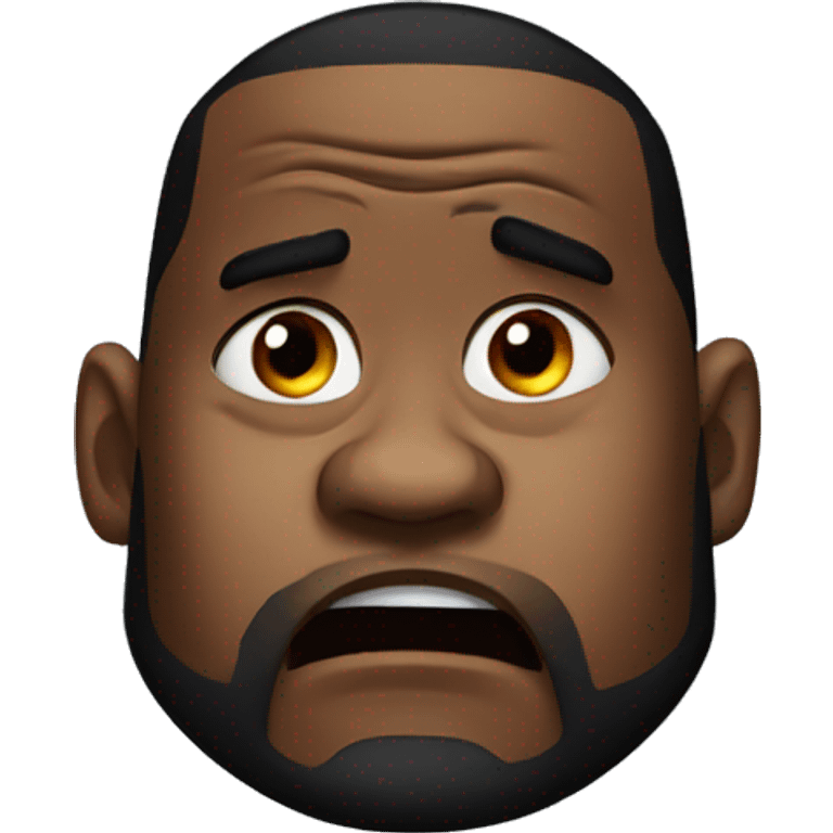 LeBron crying emoji