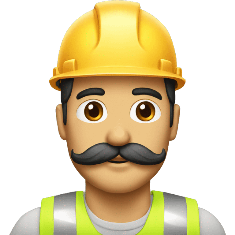 construction crane mustache emoji