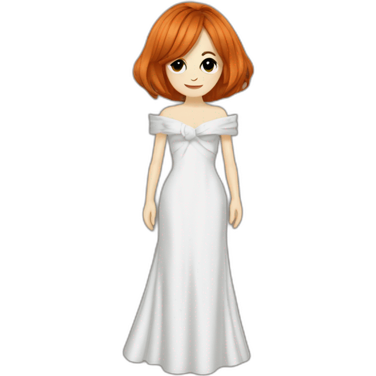 Mylène Farmer long dress emoji