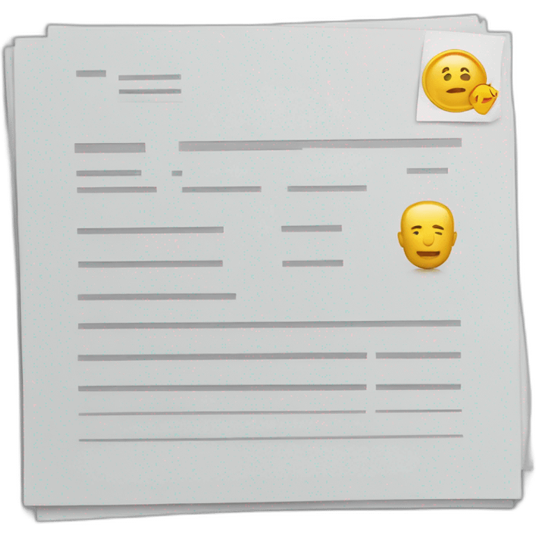 licence document emoji