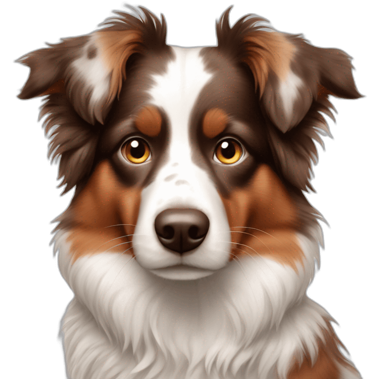 mini aussie red merle emoji