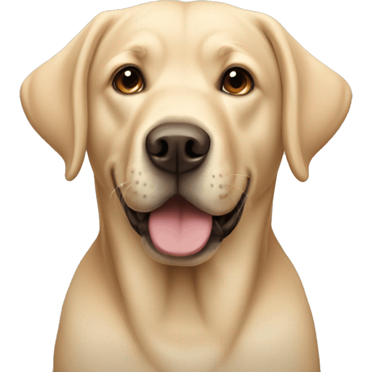 beige labrador emoji