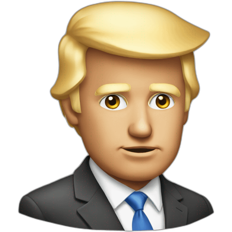 money with face of Donald Trump emoji