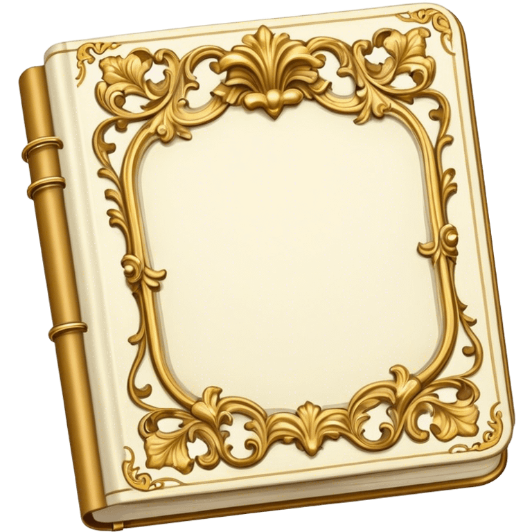 Notebook rococo style  emoji