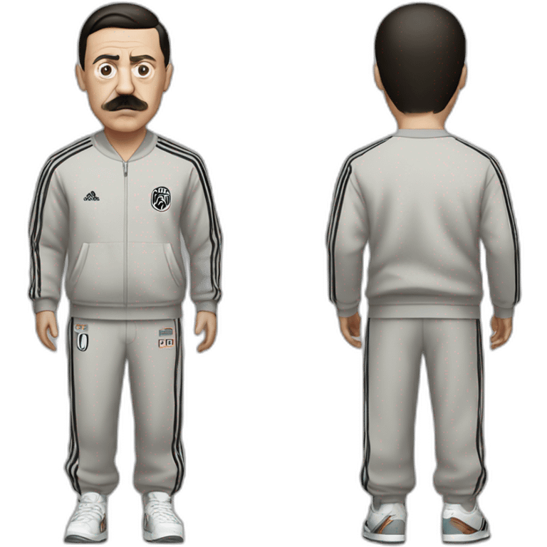 hitler in Adidas sweatpants emoji