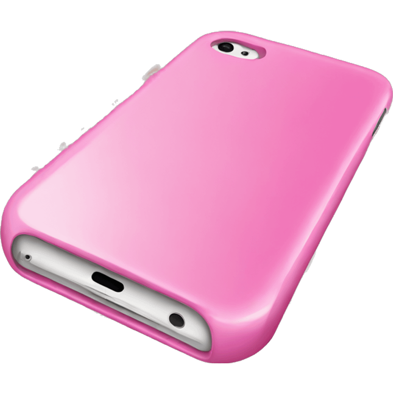 Pink iPhone emoji