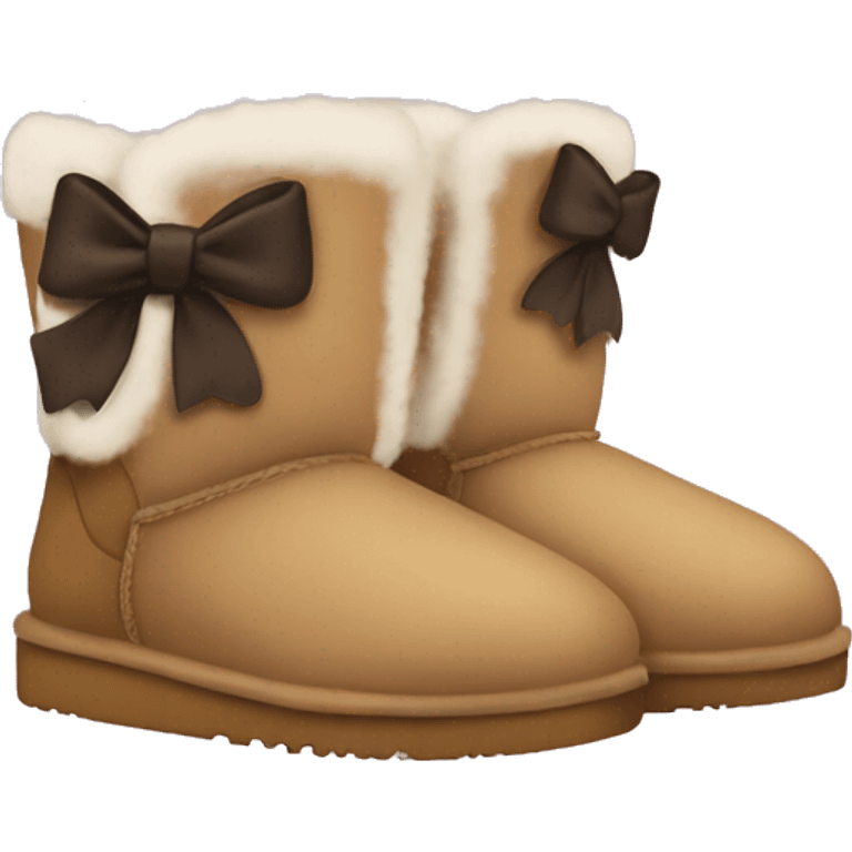 uggs with bows emoji