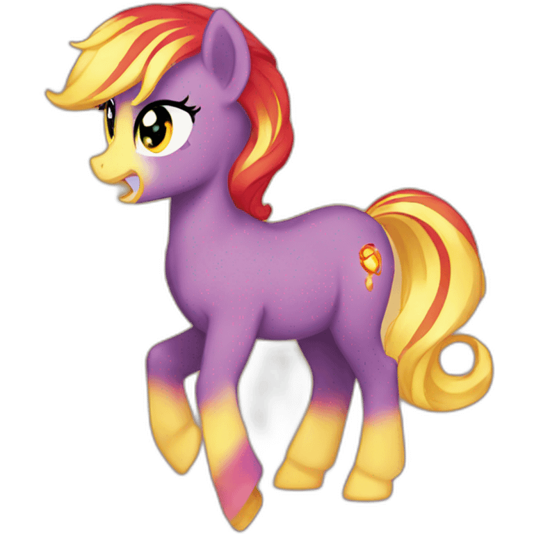 Sunset shimmer pony emoji