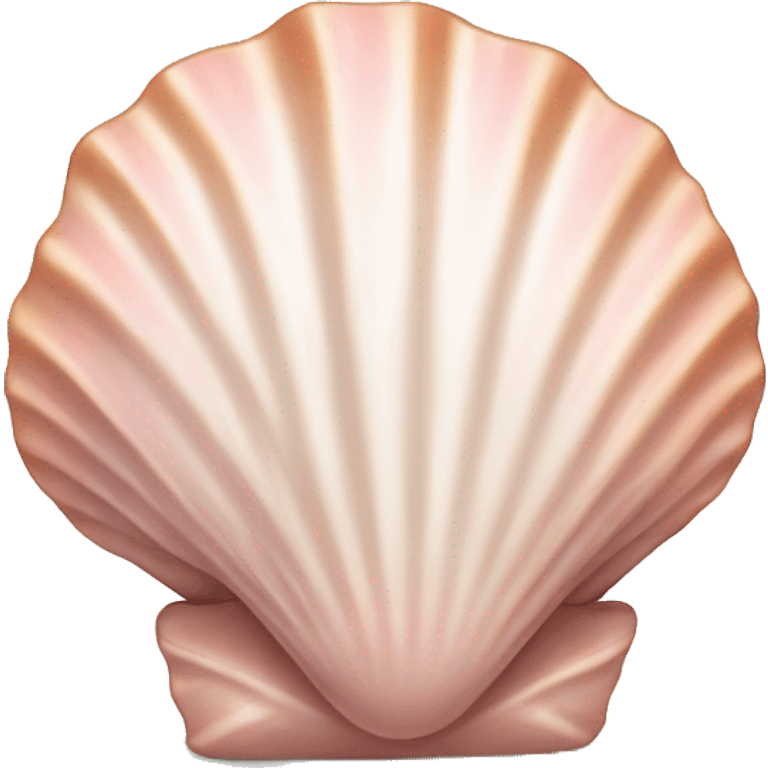 Light pink seashell emoji