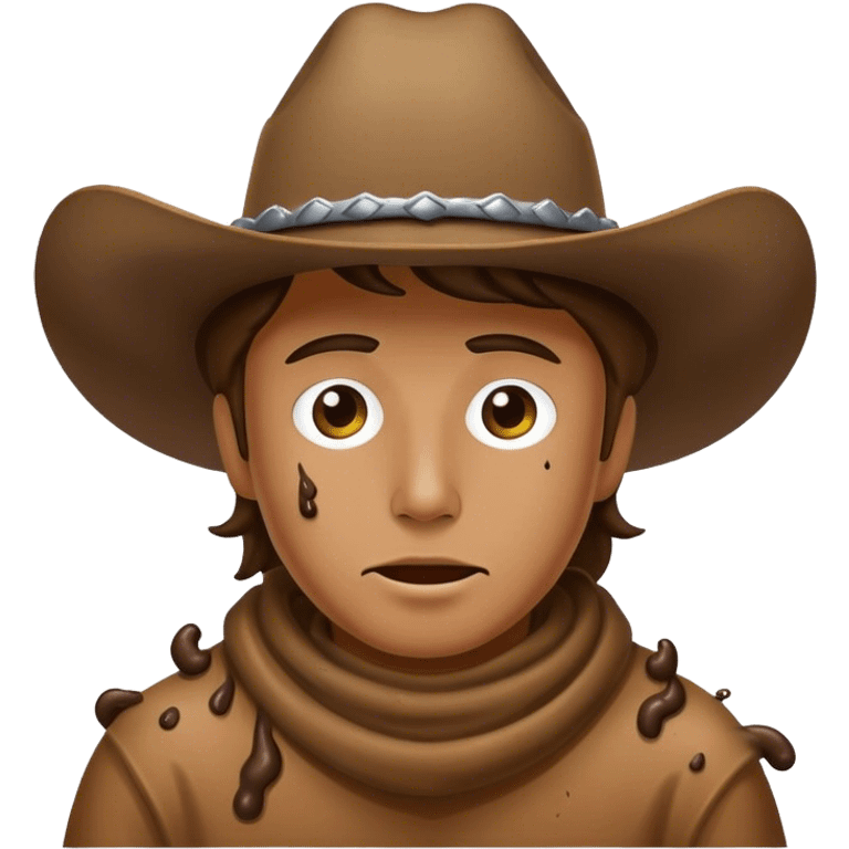 Poop cowboy emoji