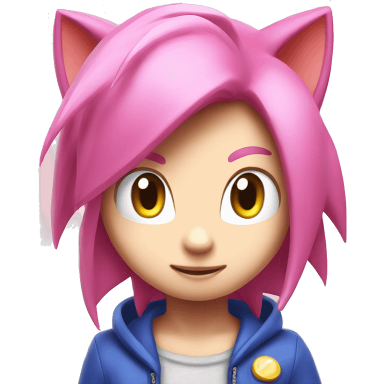 Amy rose sonic emoji