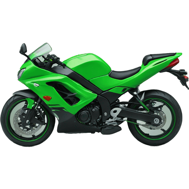 green kawsaki ninja 650 emoji