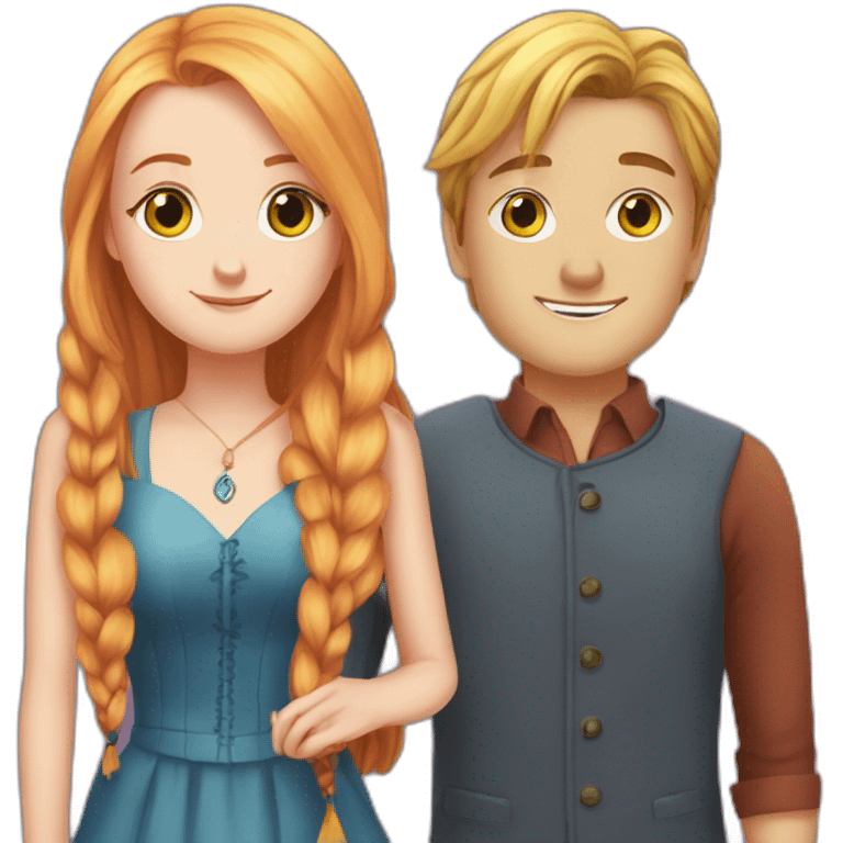 Ginny weasley couple avec Luna lovegood emoji