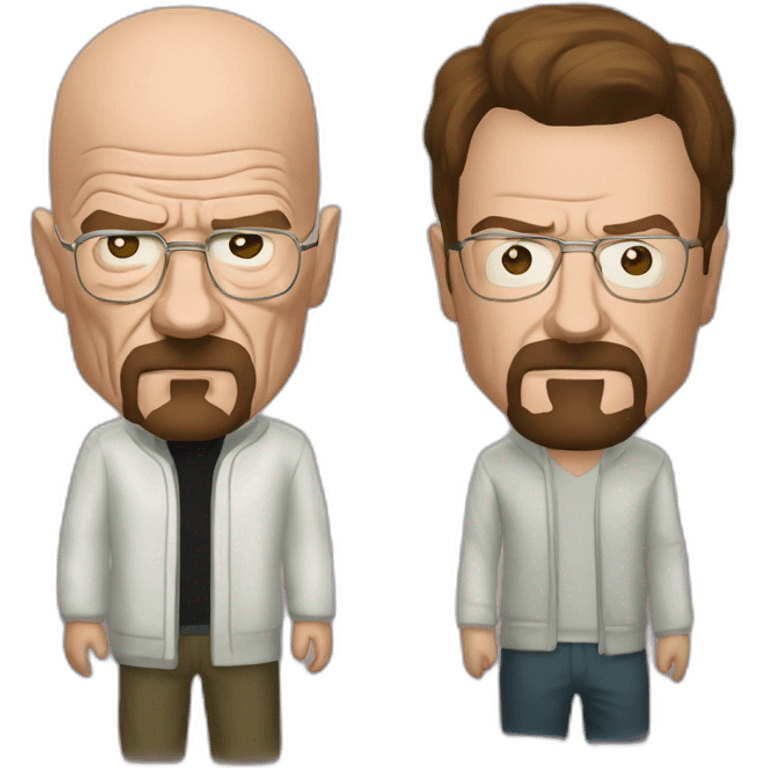 walter white and jessy pinkman emoji