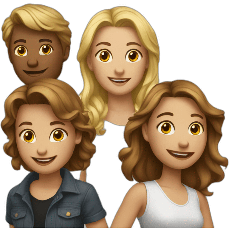 Groupes d’amis emoji