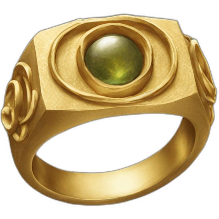 One gold ring Tolkien emoji