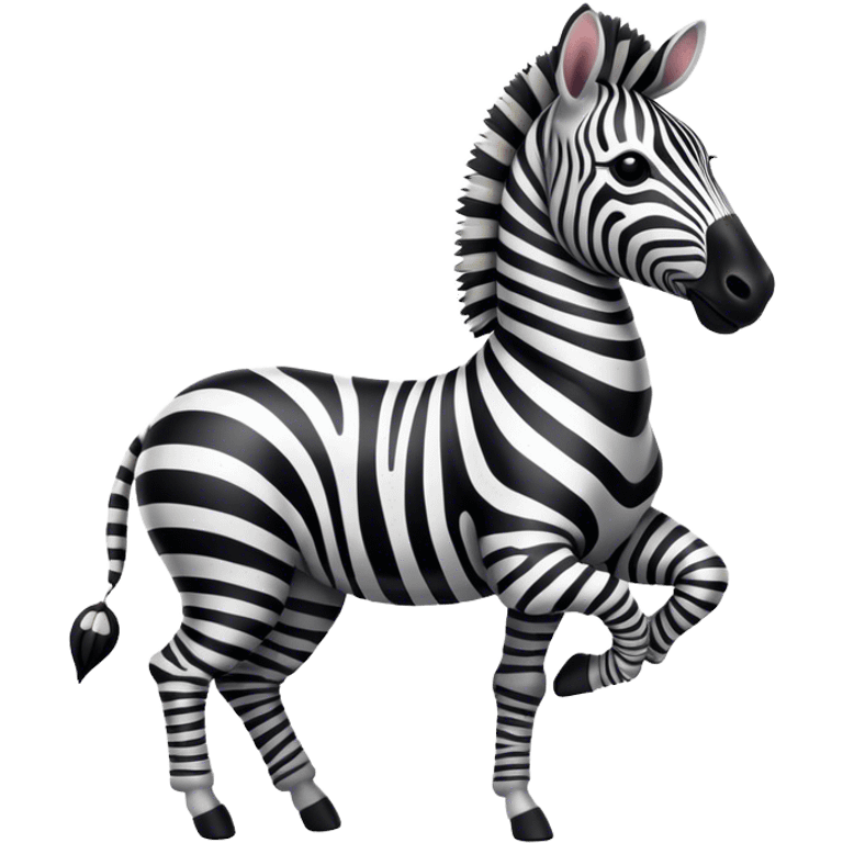 Dancing zebra  emoji