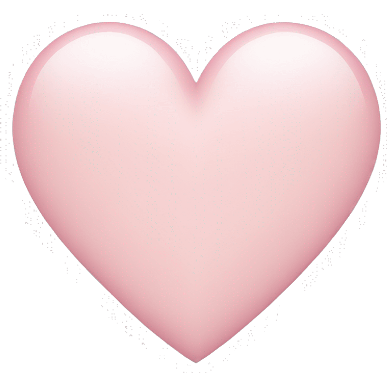 light pink heart emoji