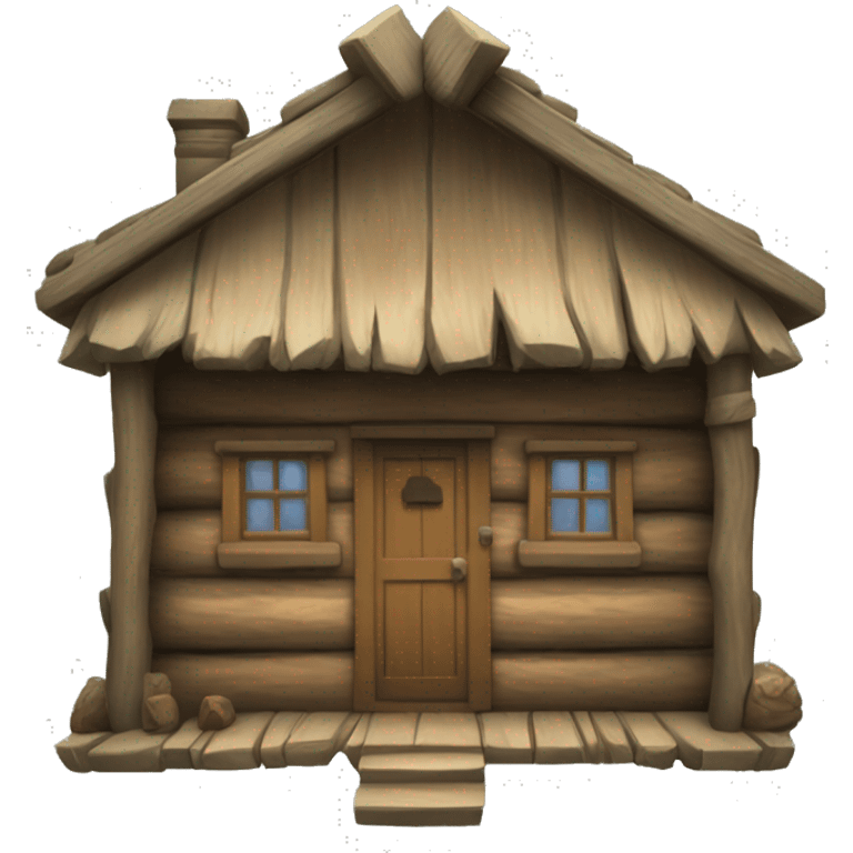 Folklore cabin emoji