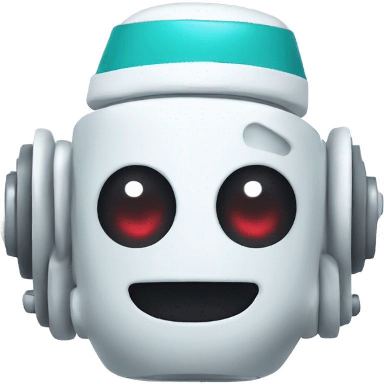 robot with nurse hat emoji