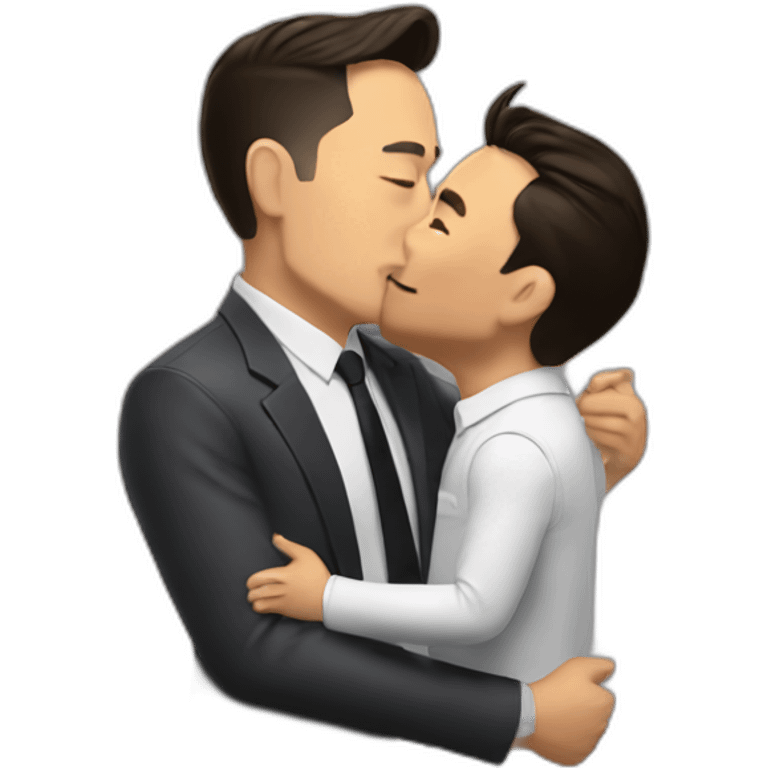 garry tan kissing elon musk emoji