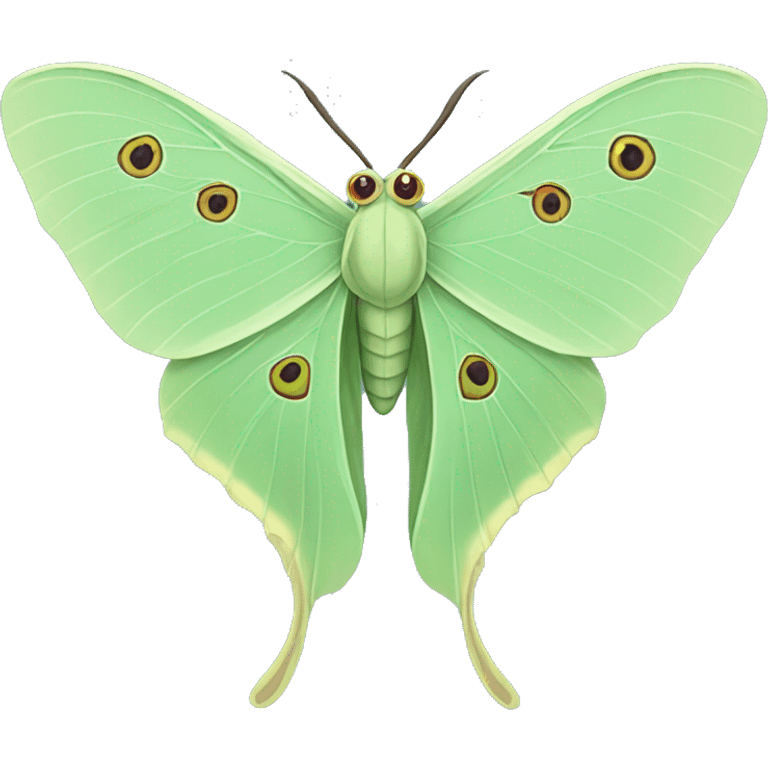 Luna moth  emoji