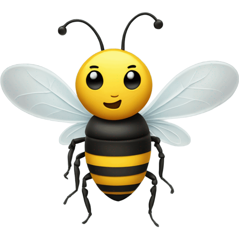 Bee smoking weed  emoji