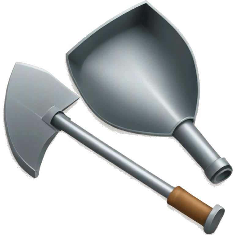 Metal detector and shovel emoji