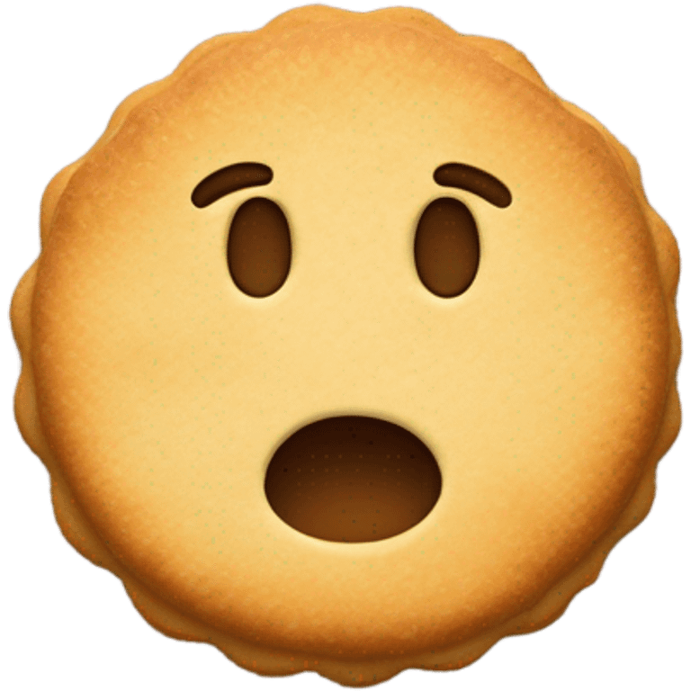 Rubbing a biscuit  emoji