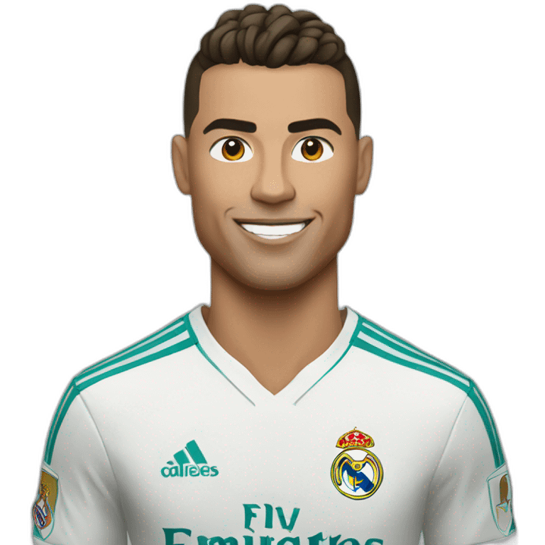 Ronaldo in real madrid emoji