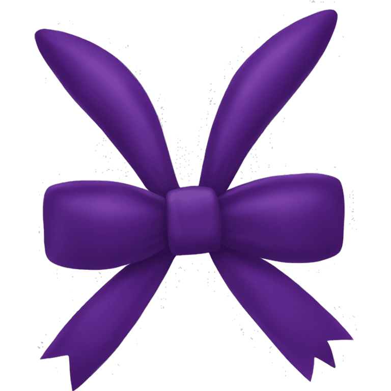 Eggplant bow  emoji