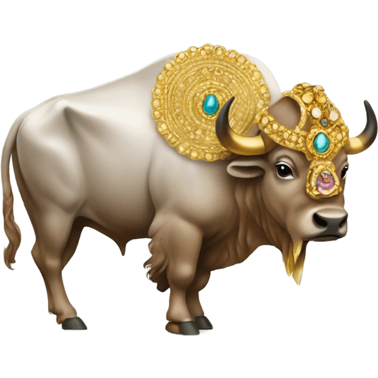 Wealthy buffalo emoji