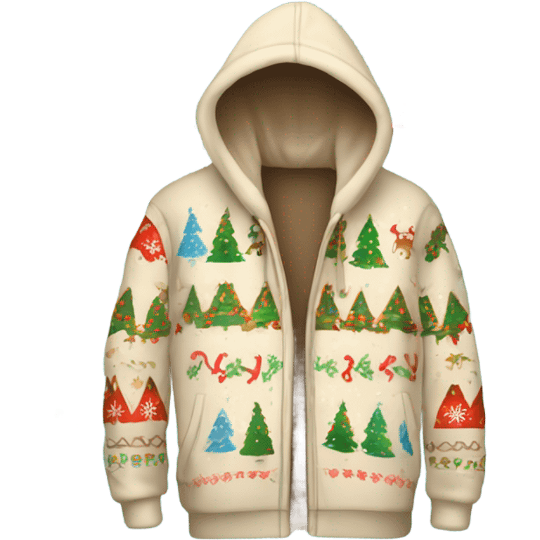 Christmas hoodie emoji