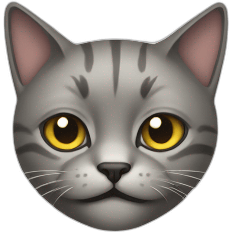 Ironical cat emoji