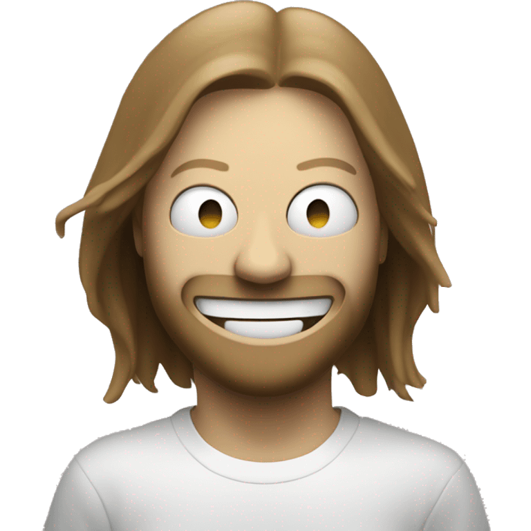 aphex twin with weird face emoji