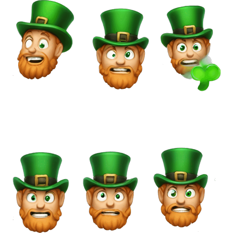 farting leprechaun  emoji