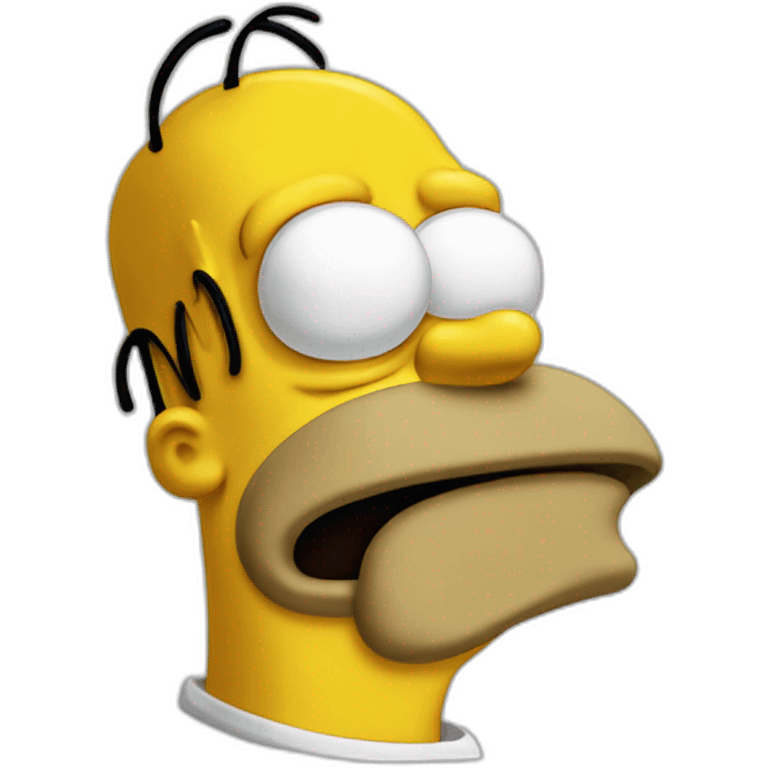 homer simpson drool emoji