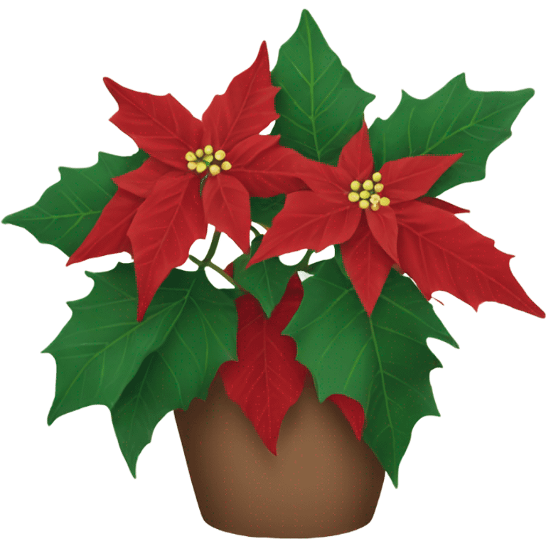 Poinsettia emoji