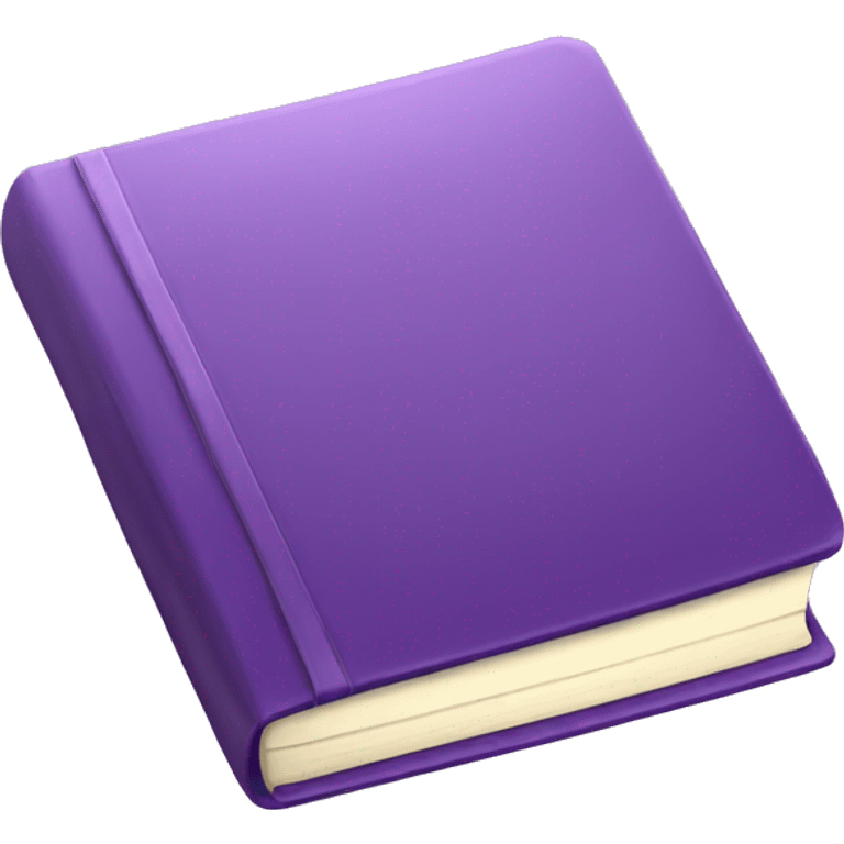 Purple book emoji