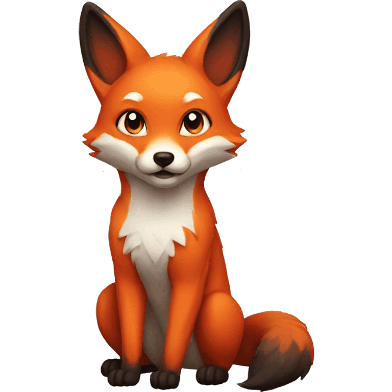 Volcano fox emoji